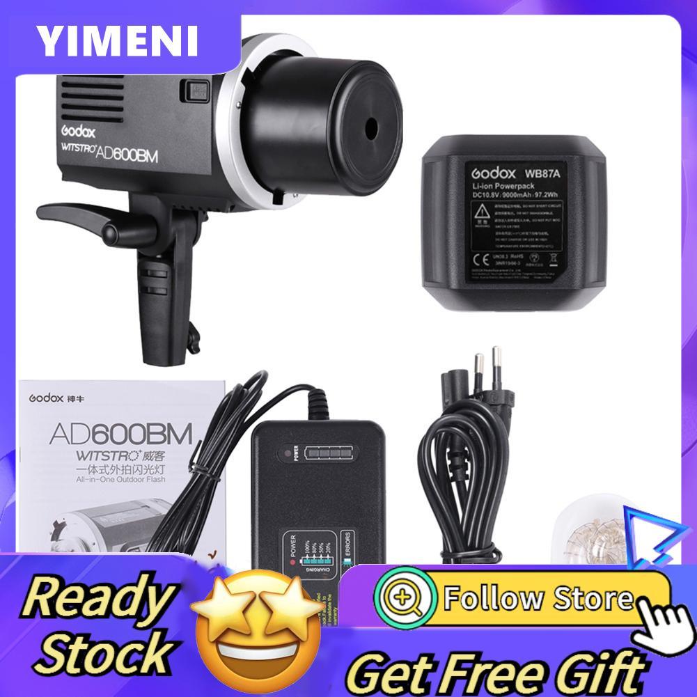 Yimeni-th AD600BM 600WS GN87 HSS 1/8000s กลางแจ้งแฟลช Strobe ระบบ X ไร้สาย 2.4G 9000mAh แบตเตอรี่