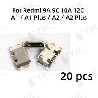 ซ็อกเก็ตแจ็คชาร์จ USB 5-50 ชิ้น สําหรับ Xiaomi Redmi 9A 9C Pocophone POCO C3