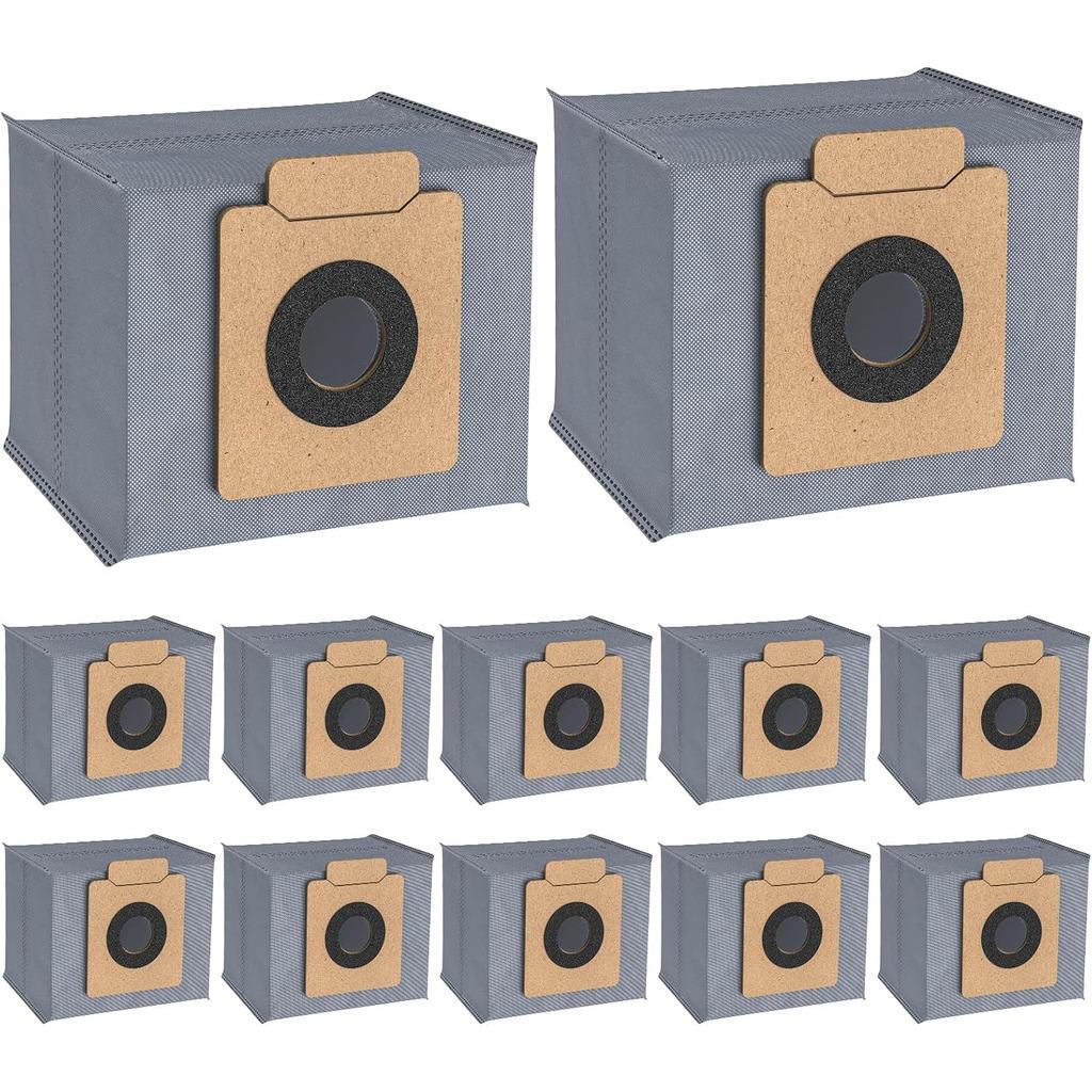 12 แพ็ค X10 ถุงเก็บฝุ่น, Fit สําหรับ Eufy X10 Pro Omni เครื่องดูดฝุ่นหุ่นยนต์, สําหรับ Eufy X8 Pro เ