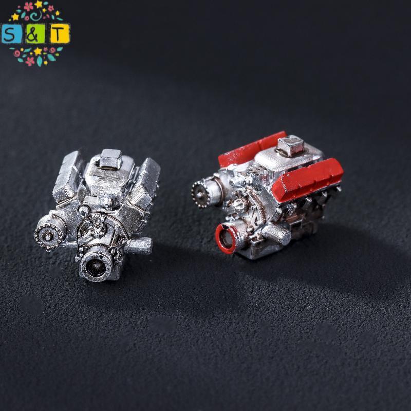 [S&T] 1:64 โมเดลเครื่องยนต์จําลองขนาดเล็กโต๊ะทรายเครื่องประดับฉากโรงรถไมโครสําหรับการตกแต่งจอแสดงผลสะสม {th}