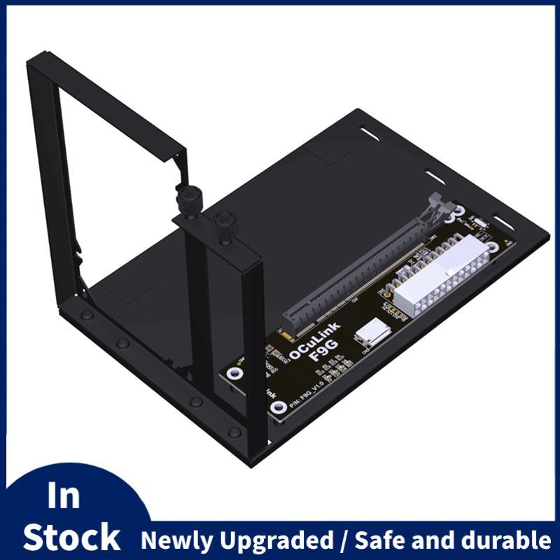 F9G-BK7 EGPU OCuLink GPU Dock PCIe4.0 X4 โน้ตบุ๊คแล็ปท็อปภายนอกกราฟิกการ์ด M.2 OcuLink to PCIE X16 อ