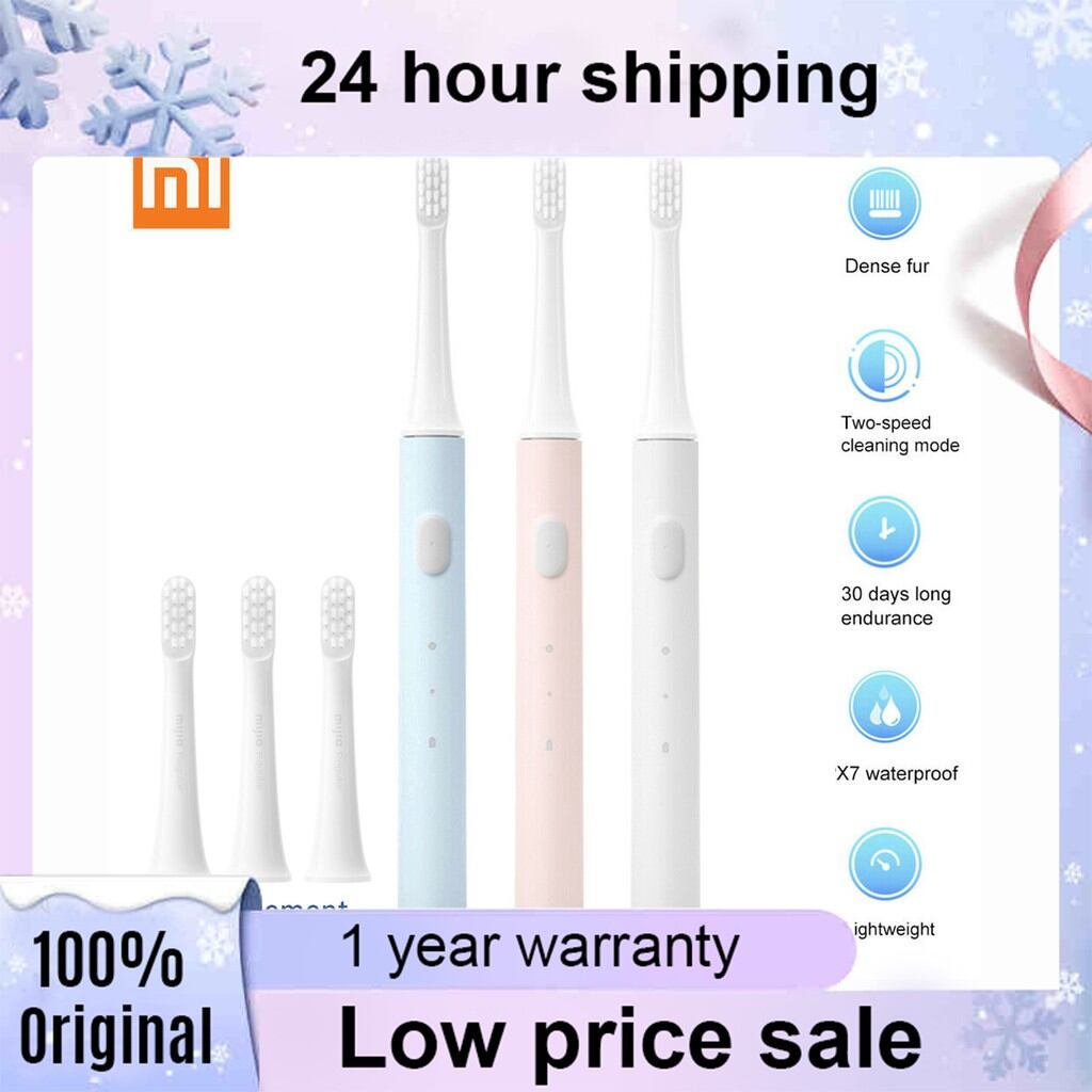 Xiaomi Mijia T100 oral hygience Sonic แปรงสีฟันไฟฟ้าหัวแปรงสีฟันเปลี่ยนผู้ใหญ่ Ultra Sonic แปรงสีฟัน