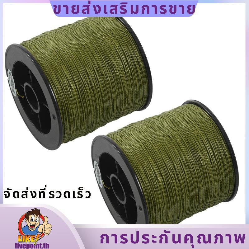 สายตกปลาวัสดุPE Braided ความแข็งแรงสูง ขนาดเส้น Durch 0.26มม., ความยาว 500เมตร, น้ำหนัก 30ปอนด์ สีเข