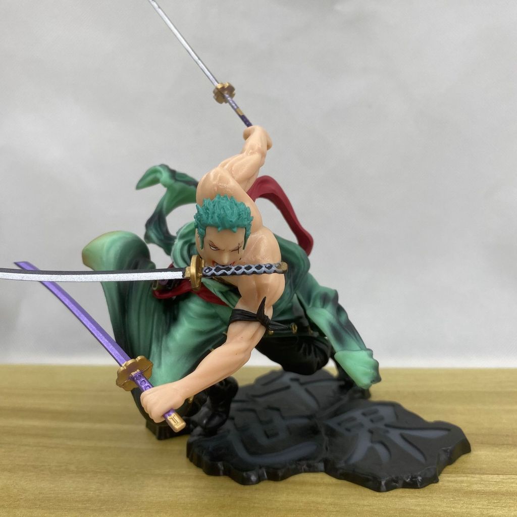 One Piece Three Thousand Worlds Zoro Asura Three Swords Small Size Bag Model รูปปั้นรูป 3.20