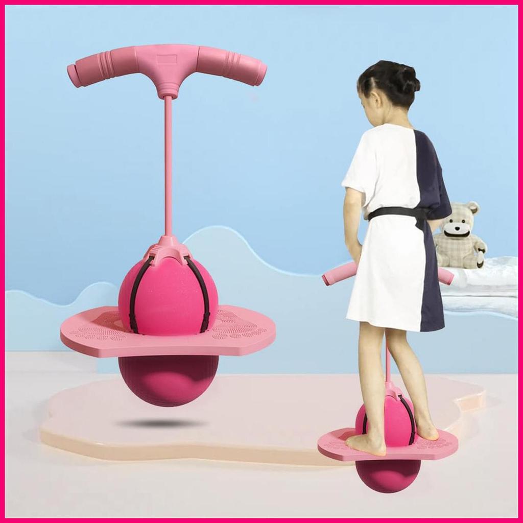 กระโดดบอลสนุกปลอดภัย Anti-Slip Jumper พร้อมที่จับและปั๊มเด็ก Balance Jumping Ball สําหรับเด็กผู้หญิง