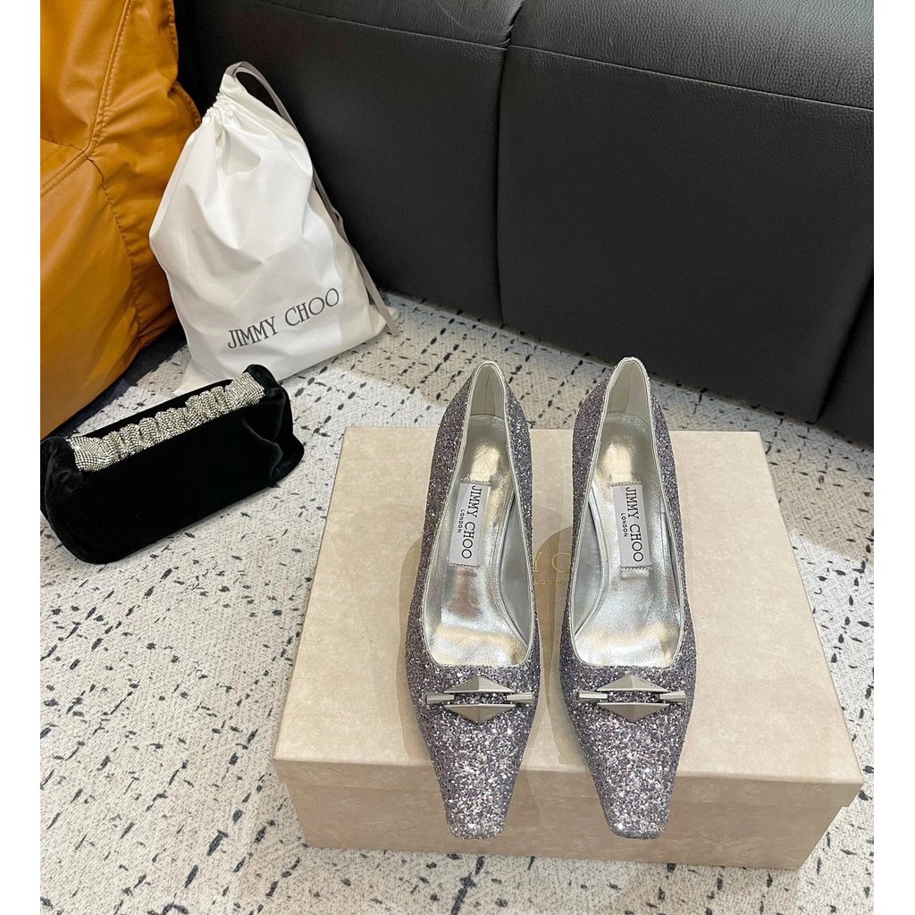 02 Single 7.0 Shoes Small jc High Heel New Style Cowhide Square Toe