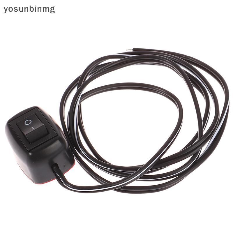Yosunbinmg] Universal Car Switch Paste Type Toggle Switch พร้อมสาย 60 ซม.DC 12V สําหรับหมอกแหวนไดรฟ์