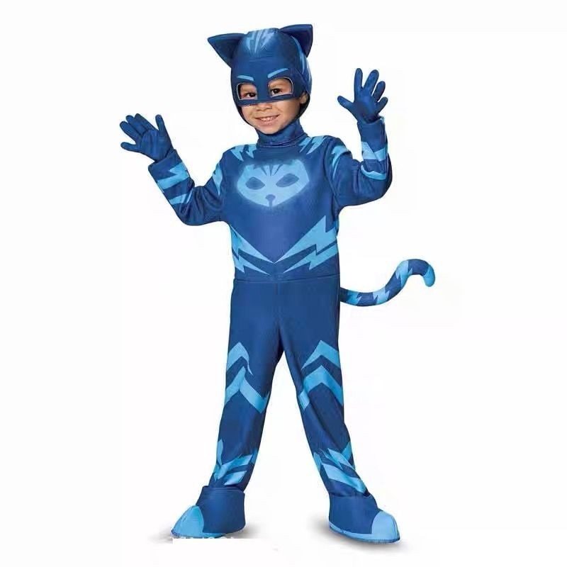 ชุดนอน Little Hero Boy Flying Gecko Owl สไตล์นกฮูก สำหรับเด็กหญิง แบบ jumpsuit คอสเพลย์