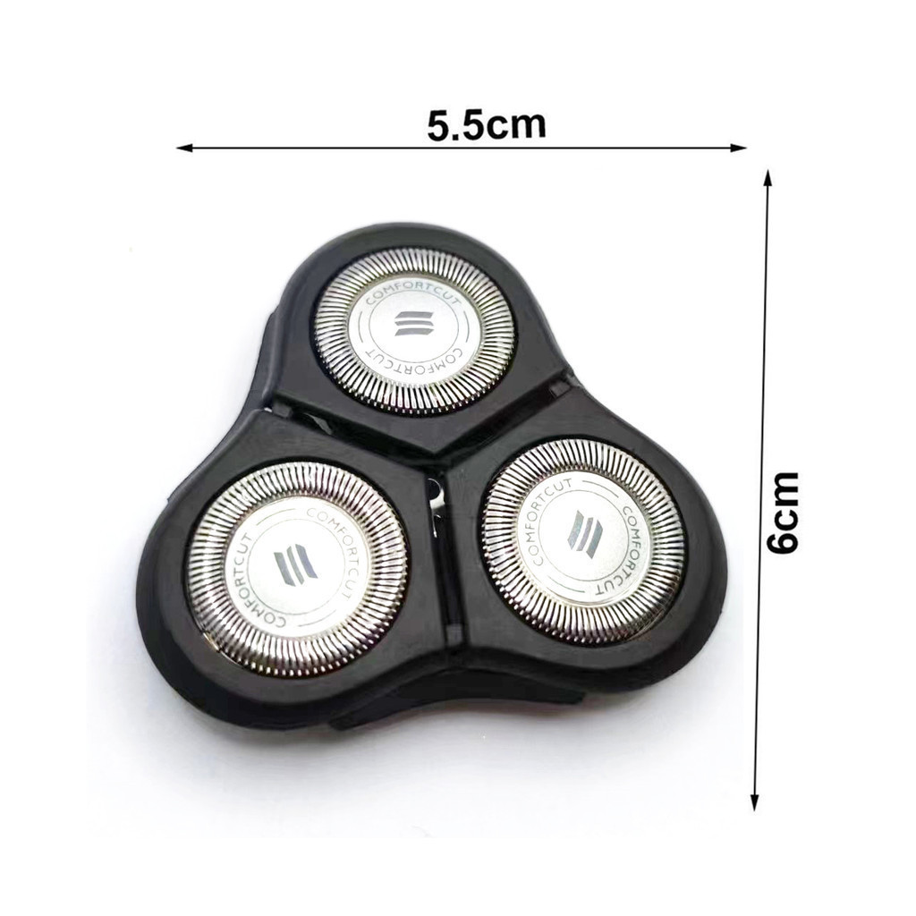 ใบมีดโกน RQ11 ชุดเปลี่ยนหัวเครื่องโกนหนวดสําหรับ Philips RQ1131 RQ1141 RQ1145 RQ1150 RQ1151 RQ1 RQ1 