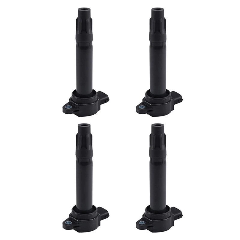 ABTC-Fits สําหรับ Mitsubishi ASX Lancer CJ CF 2.0L 2.4L Outlander 3.0L- คอยล์จุดระเบิด(4 ชิ้น) รุ่นร