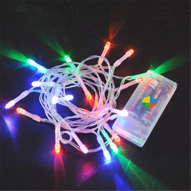 2M/3M/4M/5M/10M Led String Light 3xAA Battery Operated Fairy pvc String light Party christmas Weddin