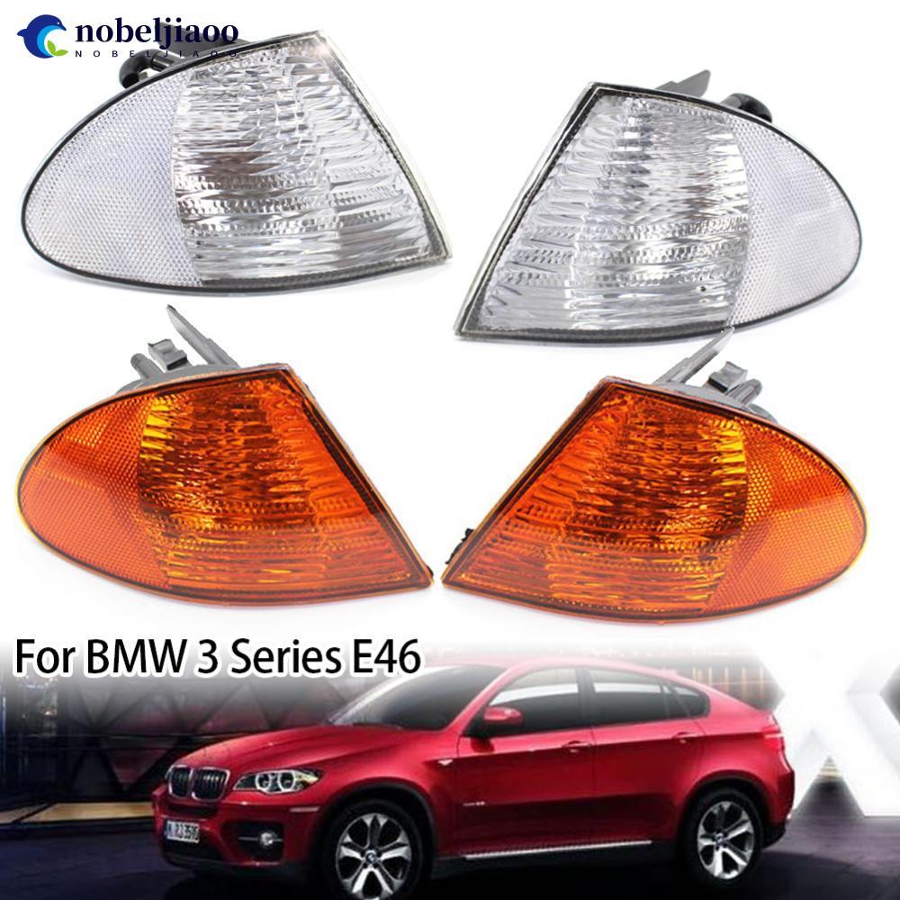 NOBELJIAOO 1 PC รถเปิดมุม Marker ที่จอดรถโคมไฟ Trim สําหรับ BMW 3 Series E46 98-01 320i 63136902765 