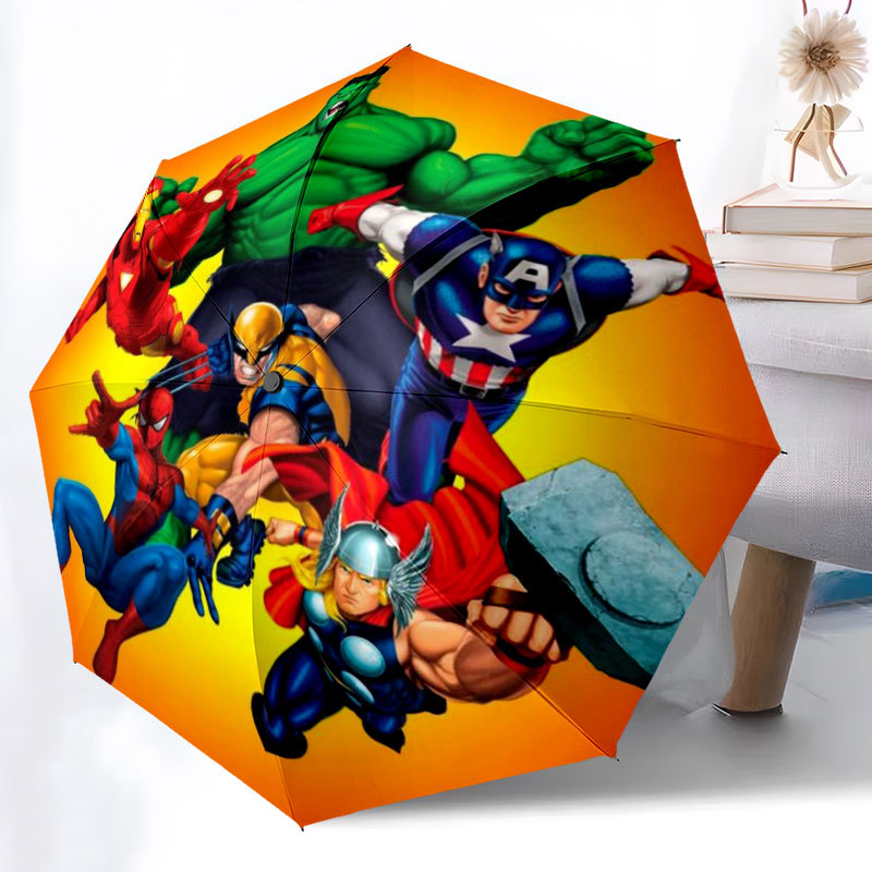8 ชิ้น Avengers Circle of Heroes ครีมกันแดดร่มพับอัตโนมัติ