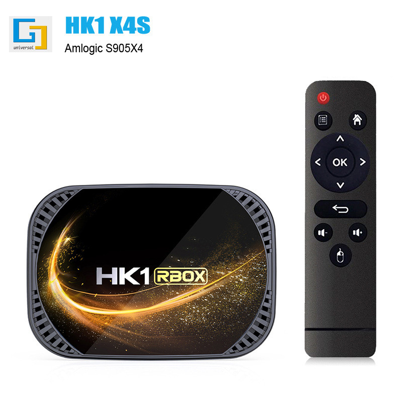 HK1 X4S กล่องทีวี Android 11 5Gwifi Set Top box S905X4 บลูทูธ 8K กล่องทีวีการค้าต่างประเทศ