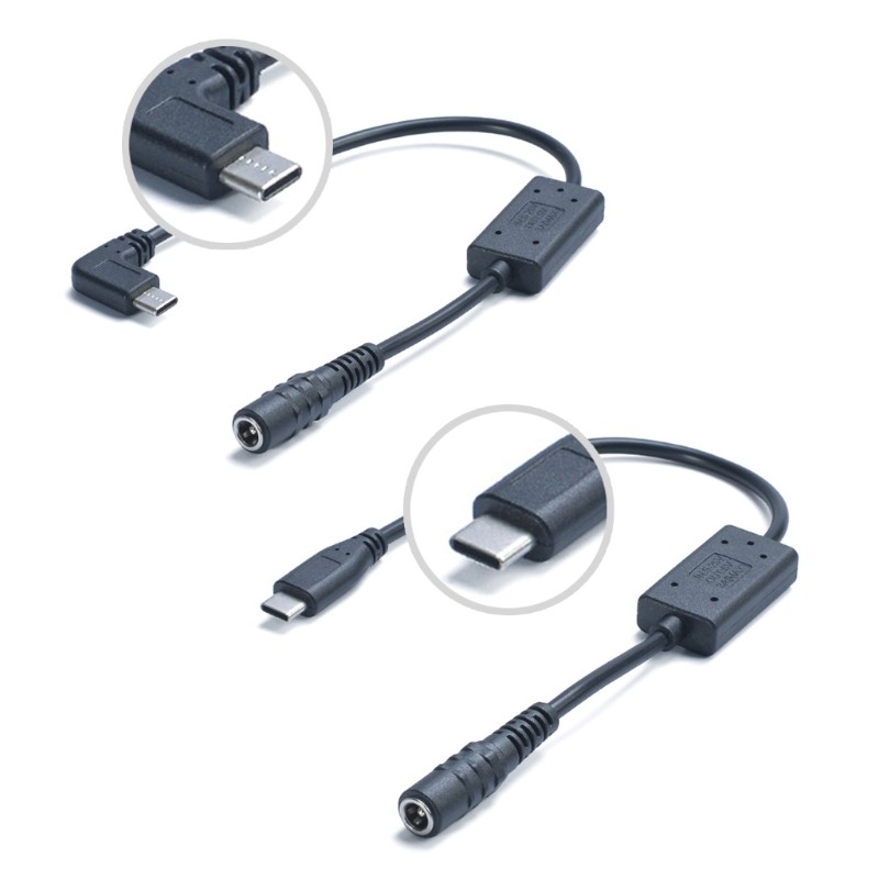 ค่าย 30 ซม.ความยาว DC5 5x2 1 มม.หญิงประเภท C ชาย 5V3A สายชาร์จสายไฟสําหรับ Security กล้องแท็บเล็ต