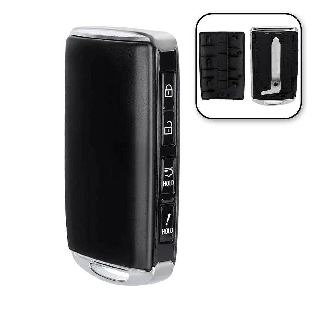SKE13D-03 TAYB-67-5DY 662F-SKE13D03 4 ปุ่มรีโมทสมาร์ทคีย์ Fob Shell Case Fit สําหรับ Mazda 3 Hatchba