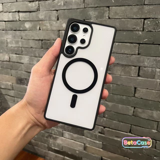 Phone Case For Samsung กันกระแทก ผิวด้าน เคสแม่เหล็ก เกรดพรีเมียม S26 S26U S26PLUS S25PLUS S25U S24U S23 S23U S22 S22U
