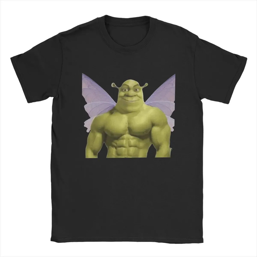 CODFunny Shrek Themed Shirt - ชุดลําลองสําหรับผู้ใหญ่เกาหลี WOFD