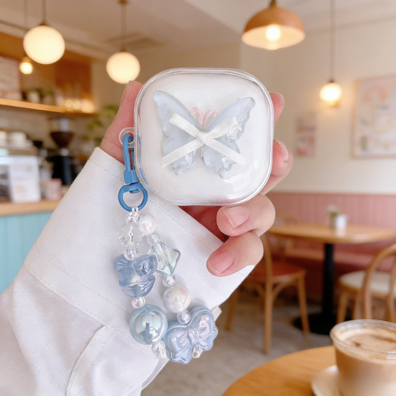 ดอกไม้พวงกุญแจสําหรับ Baseus WM01 WM02 W04 W3 WM05 WM03 WX5 กรณีซิลิโคนหูฟัง