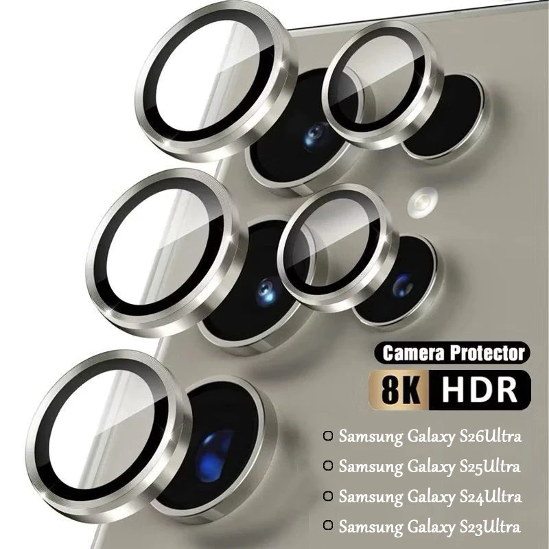 วงแหวน ฟิล์มกล้อง For Samsung Galalxy S26 Ultra S26 S26Plus S25Ultra S24Ultra S23Ultra S24Fe S25Fe ฟิล์มเลนส์ 037