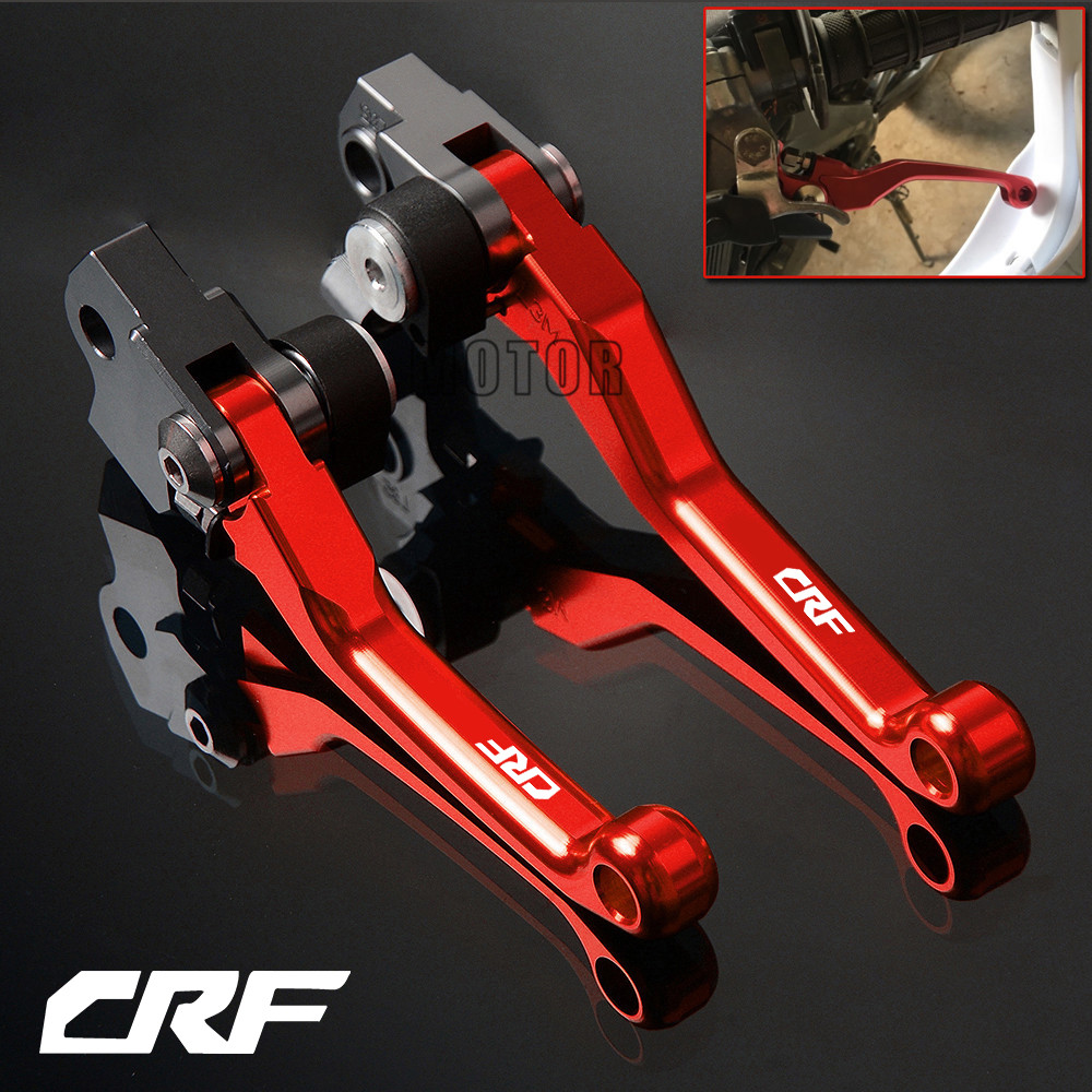 Eสําหรับ HONDA CRF 250R 450R 250X 450X 230F คลัทช์เบรคแบบพับได้ CRF250R CRF450R CRF250X CRF450X CRF2