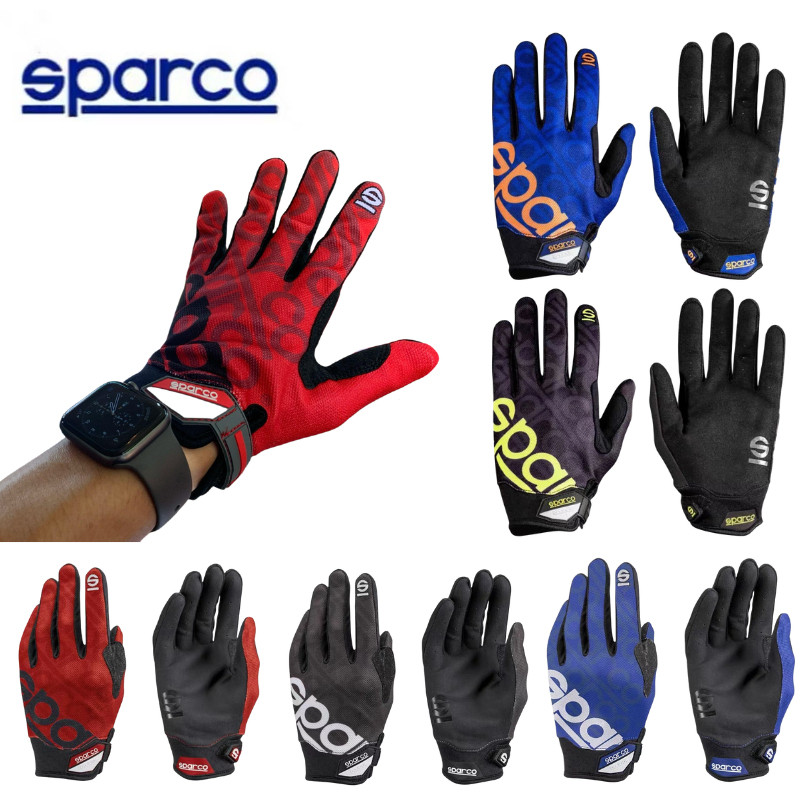 Yyaoc® Sparco MECA-3 Sprint ถุงมือแข่งสั้น Anti-slip ระบายอากาศ กันเหงื่อ เหมาะสําหรับช่าง