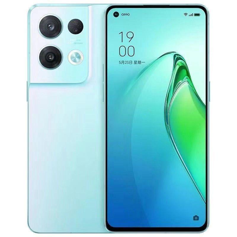 โทรศัพท์มือถือมือสอง OPPO Reno8 Full Netcom 5G Photograph 12+256G ราคาต่ําเกมนักเรียนโทรศัพท์มือถือ 