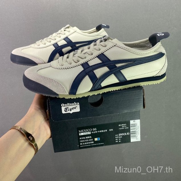Onitsuka Tiger Mexico 66 รองเท้าวิ่งสําหรับผู้ชายและผู้หญิง Onitsuka Mexico 66 รองเท้ากีฬา DL408-165