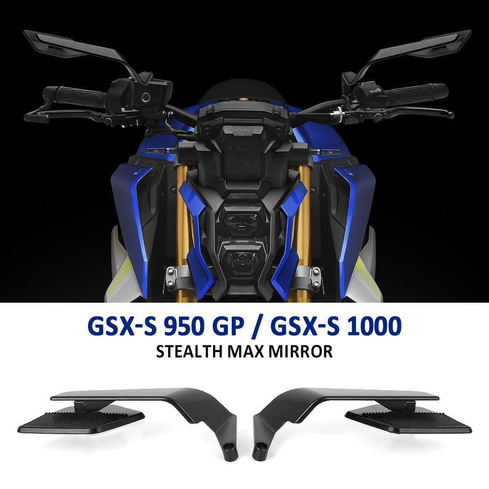 อุปกรณ์เสริมรถจักรยานยนต์ปรับด้านข้าง Wing กระจกมองหลังสําหรับ SUZUKI GSXS 1000 GSX-S1000 GSX-S 1000