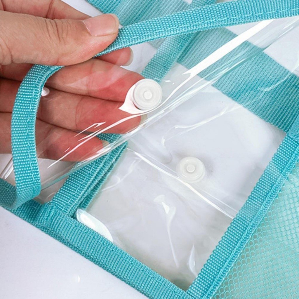 ของมาใหม่！กระเป๋าแฟ้มใส่เอกสาร A3 สีใส กันน้ำ ถุงการบ้าน  pvc มีหูหิ้ว สำหรับนักเรียน โรงเรียน สำนักงาน จัดเก็บเอกสาร - รูปที่ 7