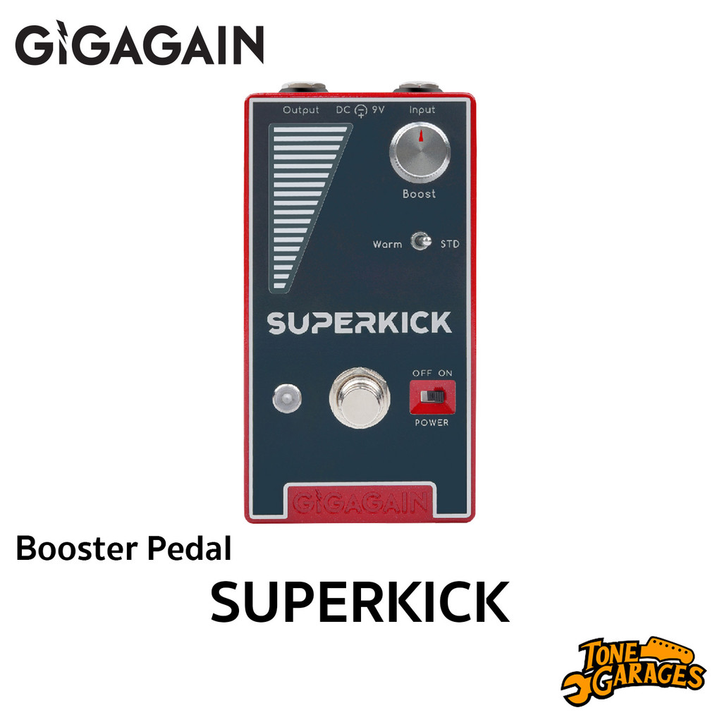 Gigagain Superkick Transparent Booster Pedal เอฟเฟคกีต้าร์