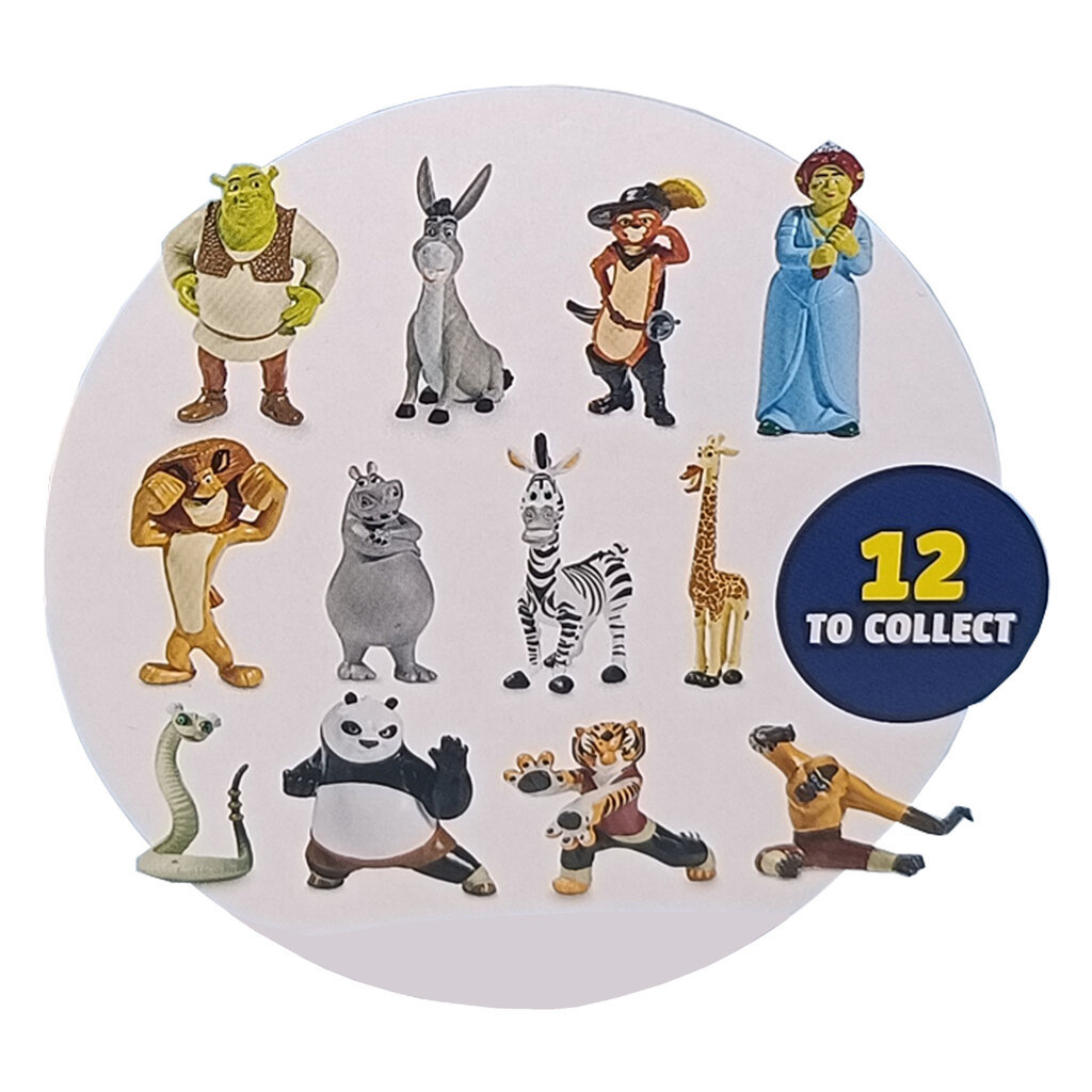 Chupa Chups Surprise DreamWorks Model Figure ลูกอมจูปาจุ๊ปส์ โมเดลการ์ตูนดรีมเวิกส์ กาชาปอง