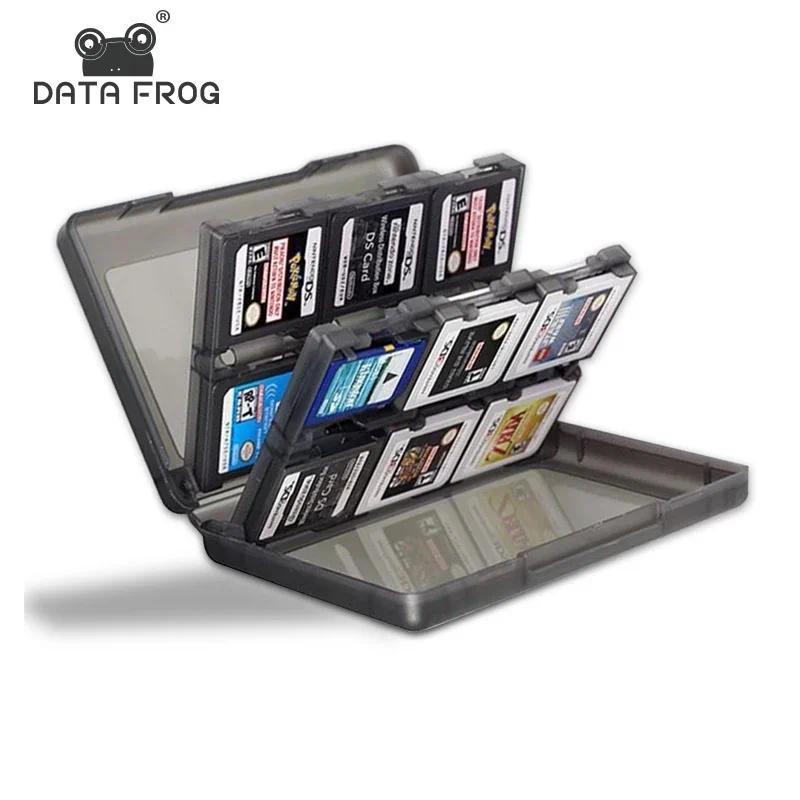 DATA FROG 28-in-1 Game Card Case Compatible NEW 3DS / 3DS / DSi XL / DSi LL / DS Lite Storage Box  G
