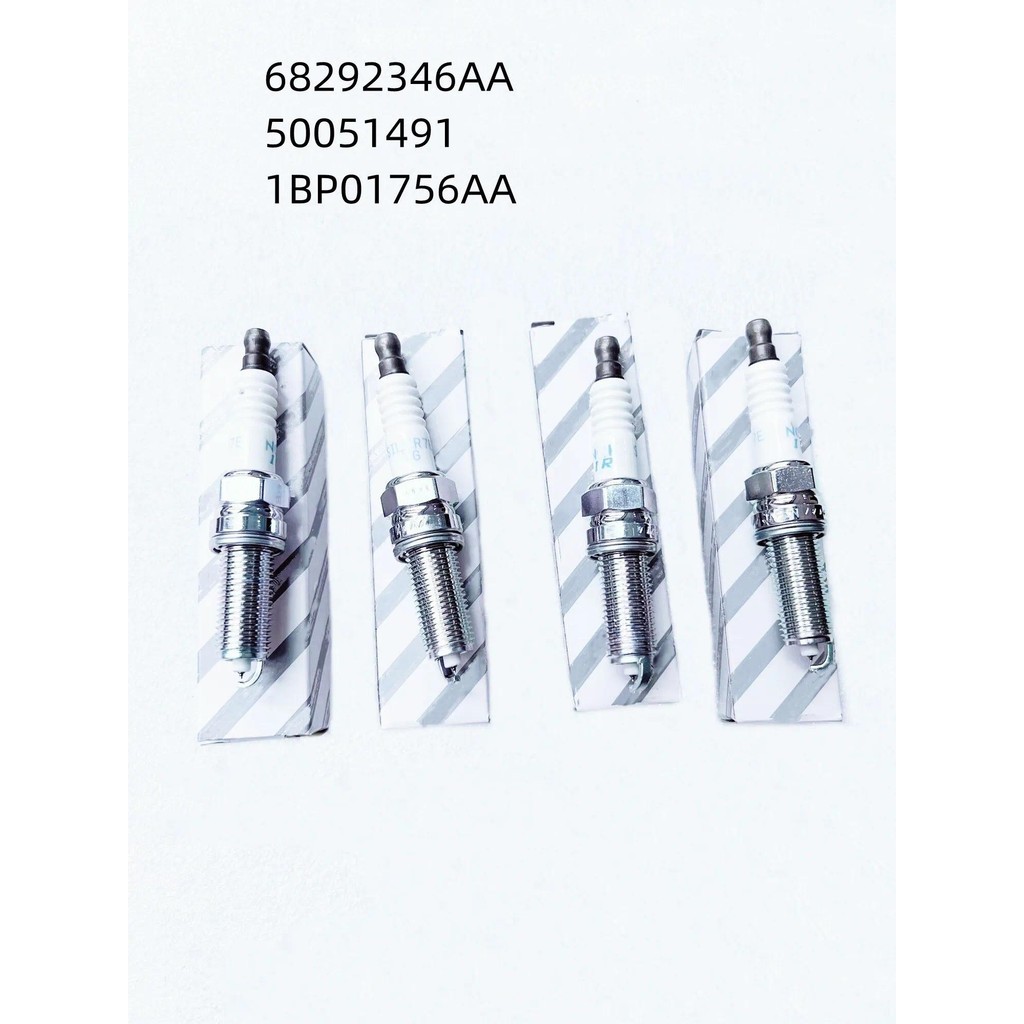หัวเทียน 4 ชิ้น 68292346อ่า, 50051491, เหมาะสําหรับ; 2.0L, Wrangler, Grand Cherokee, Grand Commander