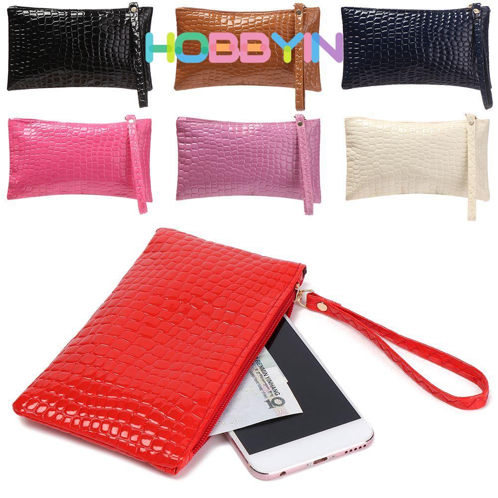 hobbyin HOBBYIN Clutch Tote Wallet กันน้ําสำหรับผู้หญิง มีช่องใส่โทรศัพท์