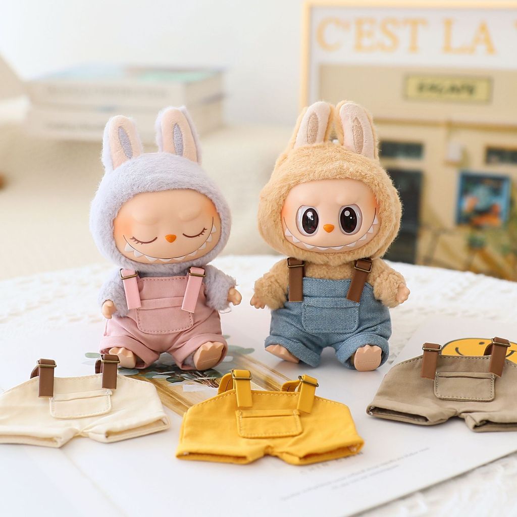 สําหรับ Lafufu ชุด moni ตุ๊กตาเสื้อผ้า Bunted pants16-18 ซม.ตุ๊กตาของเล่นเสื้อผ้า DIY อุปกรณ์เสริม P