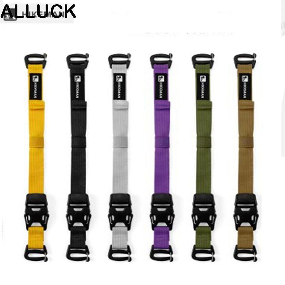 โชคทั้งหมด สายรัดแบกเป้,18.5 ~ 49.5เซนติเมตร6สีอุปกรณ์กลางแจ้งสายรัด,ที่มีคุณภาพสูงเส้นผ่าศูนย์กลาง2.5เซนติเมตรสวมทนสายรัดเชือกแบกเป้เต็นท์อุปก