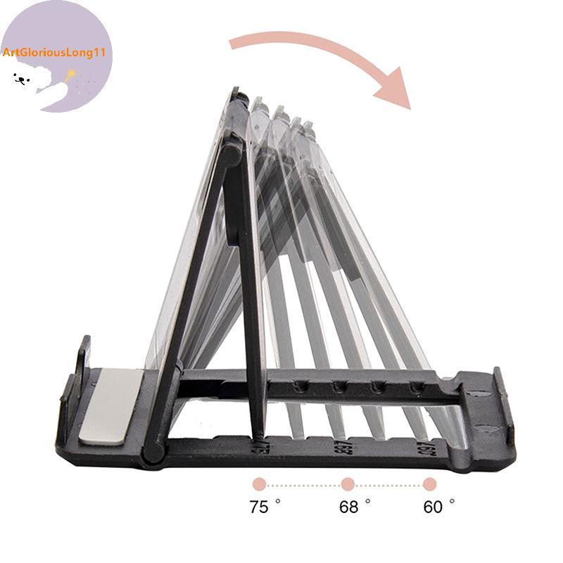 ArtGloriousLong Portable Phone Lazy Holder Multi-angle Adjust Universal Folding Mobile Phone Tablet 