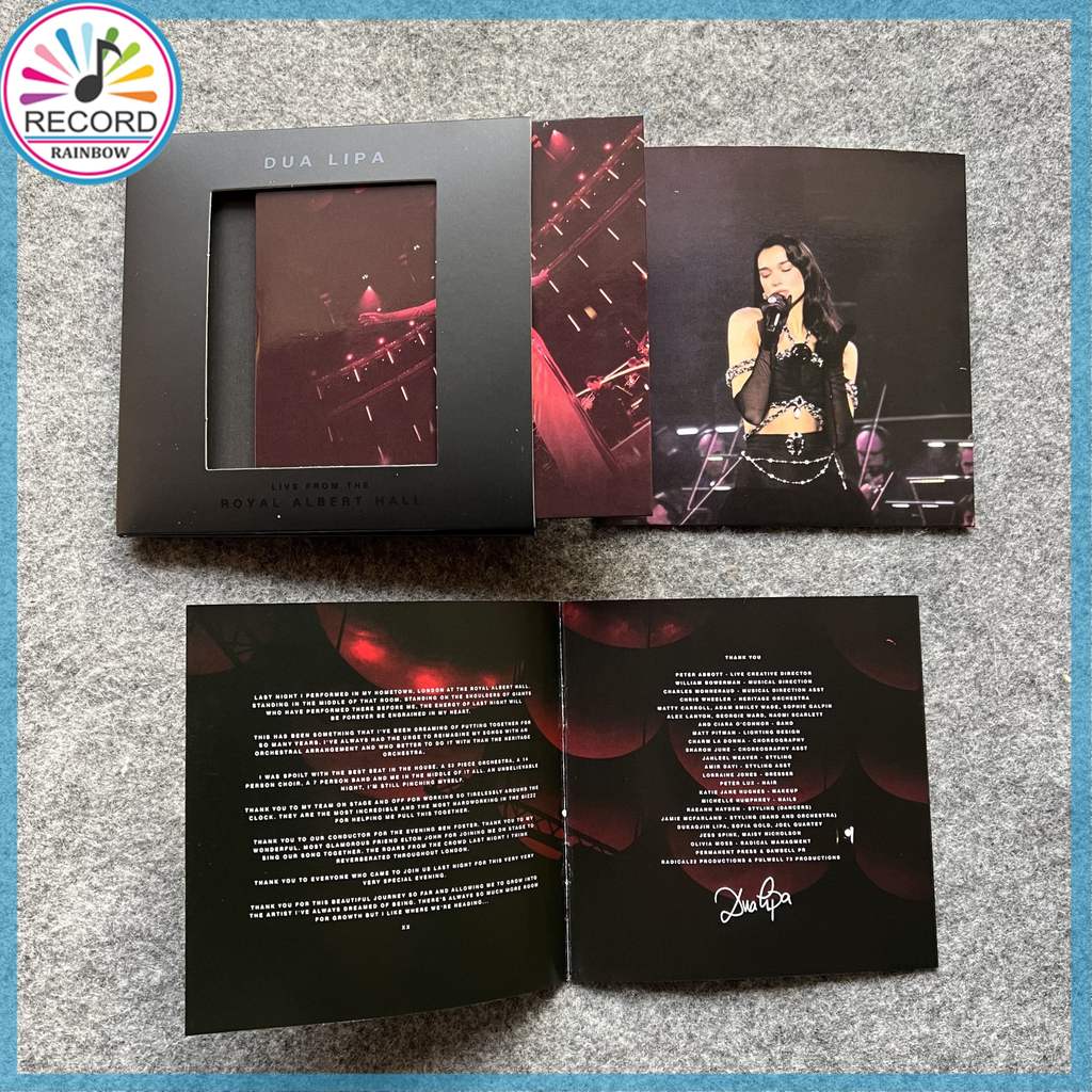 Original Dua Lipa Live From The Royal Albert Hall 2CD 2024 CD Album [Sealed] Brand New - รูปที่ 6