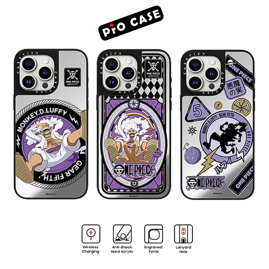 CASETi Luffy vs Devil Fruitเคสโทรศัพท์แม่เหล็กเหมาะสําหรับiPhone 17ProMax 17Air 17Pro 16Pro 15ProMax