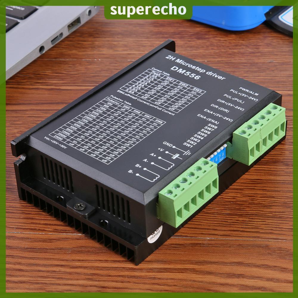 ⚡24ชม.⚡ DM556 น้ําหนักเบา Gadgets Stepper Motor Driver Digital Stepping Motor Controller สําหรับ Nem