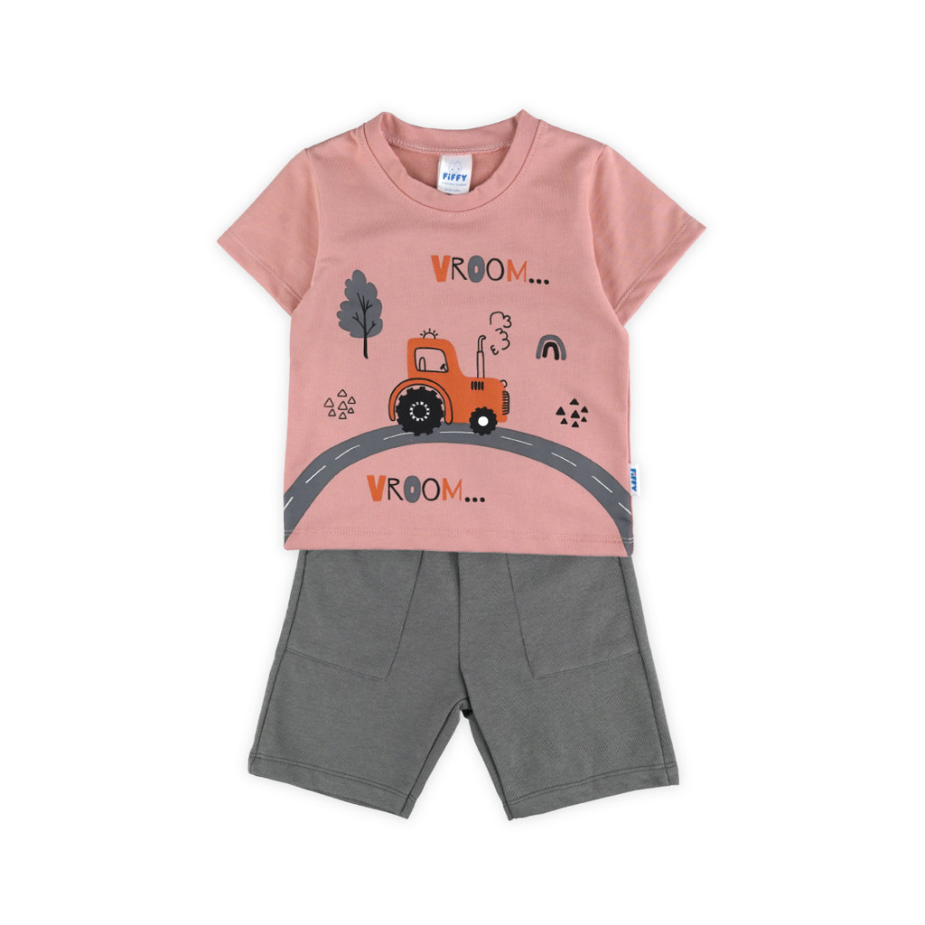 FIFFY VROOM VROOM ชุดเสื้อยืด BAJU BAYI (3225834)