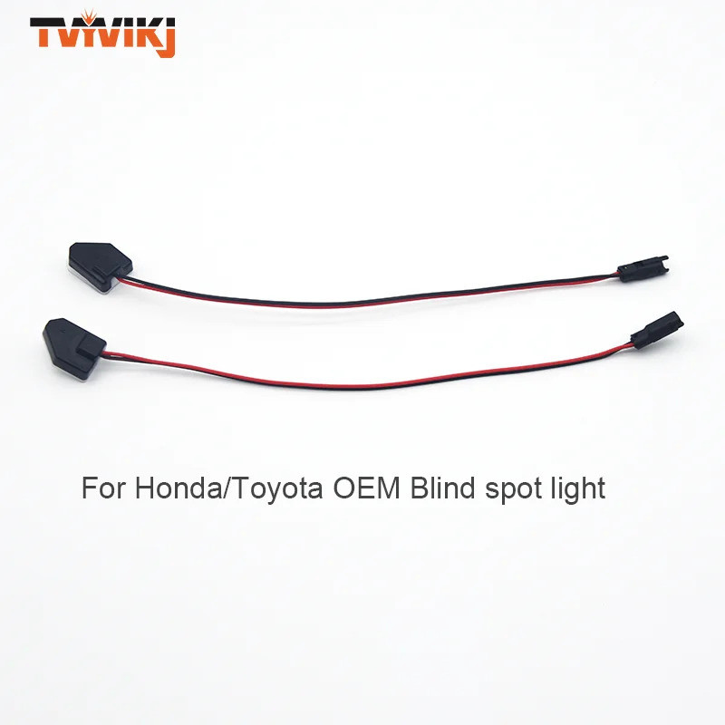1 คู่สีเหลือง/สีแดง OEM Blind Spot monitor การตรวจจับระยะทาง assist light โคมไฟสําหรับ Toyota สําหรับ Honda BSD BSA BSM กระจกด้านข้างรถ