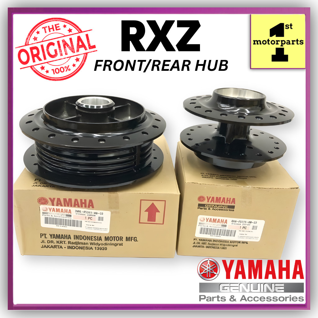 RXZ GANTANG ด้านหน้า DEPAN HUB 4X8 F5111/ ด้านหลัง BELAKANG HUB 3WL F5311 GANDANG