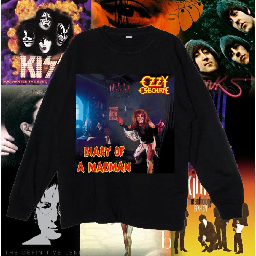 OZZY OSBOURNE ลายเสื้อแขนยาวจากผ้าฝ้ายแท้