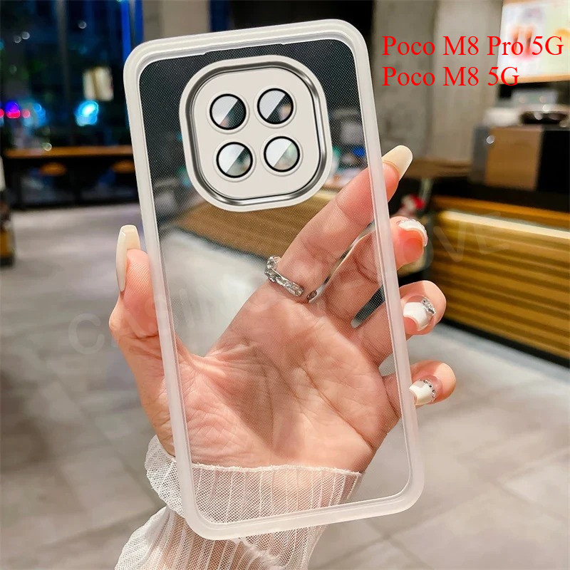 เคสโทรศัพท์สําหรับ Poco M8 Pro 5G 4G 2026 ซิลิโคนเหลวเคสโทรศัพท์กันกระแทก Soft TPU ฝาหลัง