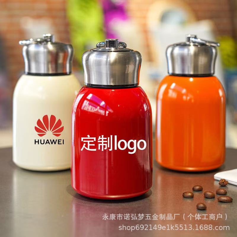 แห่งชาติอินเทรนด์มินิอ้วน ดิ๊ง ถ้วยเก็บความร้อนพร้อมแหวนดึงถ้วยกระเป๋าสะดวกถ้วยแฟชั่นที่เรียบง่ายบริ