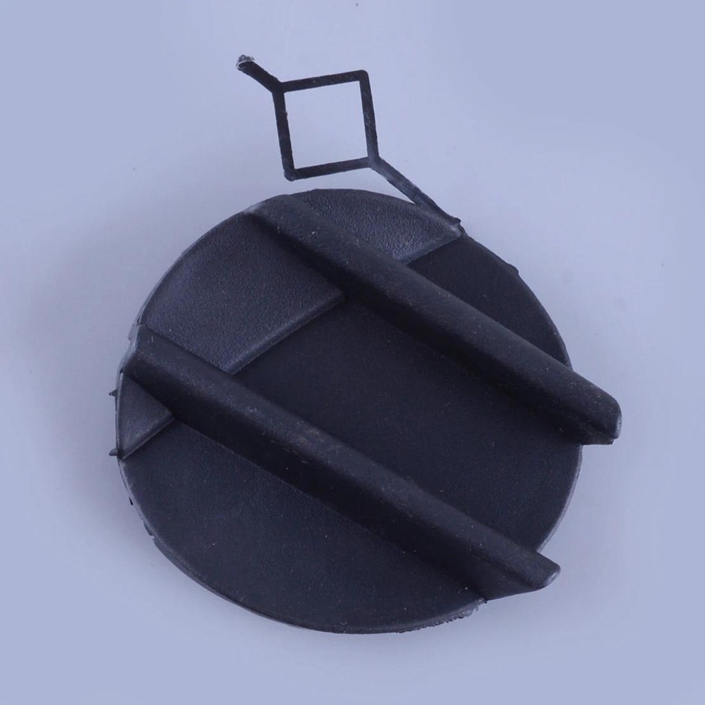 ภายนอกพลาสติกสีดํากันชนหน้าลากจูงปกตะขอตาหมวกยึดตัด 521270D520 Fit สําหรับ Toyota Yaris LE 2015 2016