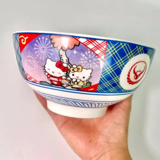 Kt Yoshinoya Hello Kitty ดอกไม้ไฟเซรามิคชามราเมนการ์ตูนน่ารั…