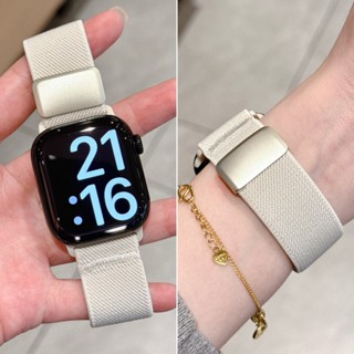 Magnetic Snap สายไนลอนสบายสําหรับ iWatch S11 10 9 8 7 6 5 4 …